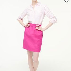 NWT J.Crew Pink Skirt w/ Pockets